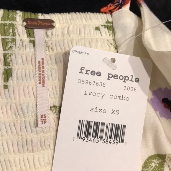 Free People Happy Heart Mini Dress. XS - Picture 7 of 8